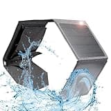 28W Tragbar Solarladegerät mit 2 USB Port 18W QC3.0, Wasserdicht Solarpanel, Solarpanel Faltbar Camping, Ideal für Outdoor Aktivitäten, für Wiederaufladen USB-Geräte - iPhone Android
