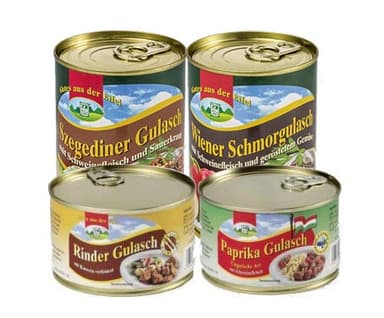 Eifeler Fleischwaren 4er Set Gulasch Variationen, 1,6kg