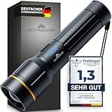 LICHTMEISTER® Taschenlampe (2000 Lumen, 5000 mAh Akku) - Taschenlampe LED aufladbar - LED Taschenlampe extrem Hell