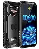 OUKITEL WP23 Android 13 Outdoor Handy 10,600 mAh Rugged Smartphone Ohne Vertrag 6,517 Zoll HD+ 7GB+64GB 1TB Erweiterbar baustellenhandy 13MP+5MP Kamera 4G Dual SIM,IP68/NFC/OTG/GPS/Face ID, Schwarz