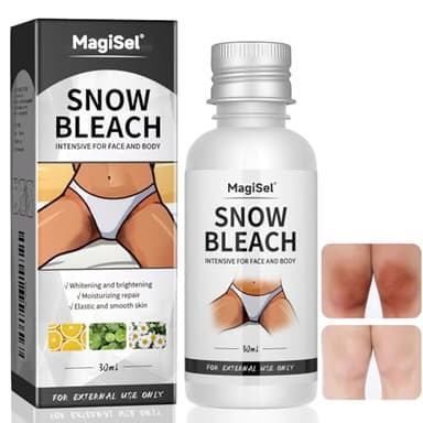 Aufhellende Creme, Snow Bleach Cream für den Intimbereich, Body Skin Bleaching Cream, Hautaufhellungscreme Achselhöhlen, für Achselhöhle, Hals, Knie, Ellenbogen Haut, Hals, Innere Oberschenkel