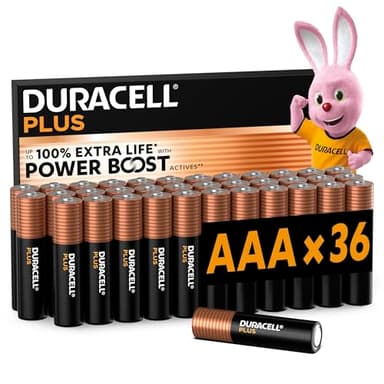 DURACELL Plus AAA-Batterien (36er-Pack) – Alkaline-Batterien 1,5 V