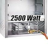 Angel Berger Gasheizung Gasbrenner für Räucherofen 2,5 kW Heizung Räucherschrank Räucherheizung 2500W
