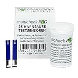 25 Harnsäure Testsensoren - C3 540 - Elektrochemische Teststreifen Zur Verwendung mit dem Multicheck Pro Messgerät ┇ Tests PZN 11304370