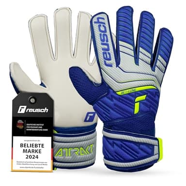 Reusch Unisex Torwarthandschuhe Attrakt Solid Junior vapor gray/deep blue 5