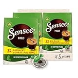 Senseo® Pads Mild - Milder Kaffee RA-zertifiziert - 5 Vorratspackungen x 32 Kaffeepads