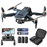 Dauerhafter bürstenloser Motor-Drohne mit 84 Minuten super langer Flugzeit, Drohne mit 4K HD-Kamera für Anfänger, CHUBORY A77 WiFi FPV Quadcopter, Folge-Modus, Auto-Hover, 3 Batterien, Tragetasche