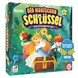 Game Factory 646323 Die Magischen Schlüssel, Zauberhaftes Würfelspiel für Kinder ab 6 Jahren, Familienspiel für 2-4 Spieler, Kinderspiel des Jahres 2024
