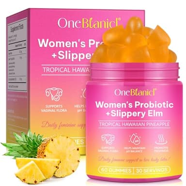 Probiotika Frauen, Flora Intima Femipure Balance Gummi, Vaginal Probiotics Gut Gummies für Intimgesundheit, Unterstützung des Immunsystems Darmgesundheit, Women Probiotic 60 Stück