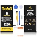 3200mAh Batterie für Phone 6, Neu aktualisiert Yodoit hohe Kapazität Batterie-Ersatz, 0 Zyklus für Modell A1549, A1586, A1589, Full Repair Tools Kits Within