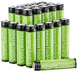 Amazon Basics AAA NiMH Batterien, 800 mAh, wiederaufladbar, 24 Stück