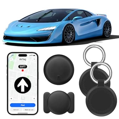 GPS-Tracker Auto Ohne ABO für iOS＆Android, Magnet Versteckte Fahrzeuge Tracker für Motorrad, Smart Tag Finder Keine Monatliche Gebühr, Vehicles Car Tracker mit Echtzeit-Standortbestimmung