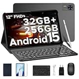 DOOGEE T36 Android 15 Tablet 12 Zoll – 2025 Neues Tablet mit Tastatur/Stift/Maus/Hülle, 32 GB + 256 GB/2 TB, 4G LTE, 8800 mAh, 90 Hz Octa-Core