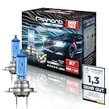 Diamond Vision 2x H7 12V 55W | Xenon Look | Halogen KFZ Autolampen | Kaltweiß | zweimal so langlebig | Duobox | E-Prüfzeichen | PX26D