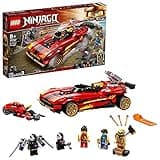 LEGO 71737 NINJAGO Legacy X-1 Ninja Superauto und Motorrad mit Cole als goldene Minifigur