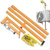 SKVLF Klimaanlage, Externe Maschineninstallation, Kleiner Kran, Installationsbügel, Handgekurbelter Hebebügel, Hebewerkzeug, Klimaanlage, Handgekurbelt,10M