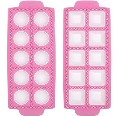 Ravioli Former Tortellini Former Teigtaschenformer – Raviolibrett mit Ausstechfunktion, Raviolischneider Set als DIY Backwerkzeug für hausgemachte Ravioli & Teigtaschen (CF-03)