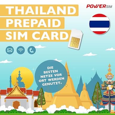 Thailand Prepaid Reise SIM Karte mit unbegrenztem Datenvolumen für 15 Tage