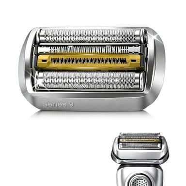 92M Ersatzrasierköpfe Kompatibel mit Braun Series 9 Elektrische Rasiermesser der Serie 9 – Kompatibel mit Braun Series 9 9290cc, 9291cc, 9370cc, 9293s, 9385cc, 9390cc, 9330s, Silber, Packung von 1