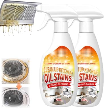 Heavy Duty Degreaser, Oil Stains Clean up Kitchen, Best Degreaser Cleaner, for Kitchen, Oven, Grill & Stovetop (2)