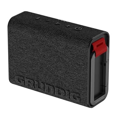 Grundig GBT Jam 2 Schwarz Bluetooth Lautsprecher, 4.3 W RMS, Bluetooth 5.3, bis zu 30, Reichweite, bis zu 30 Std. Akkulaufz., Powerbank- & Freisprechfunktion, staub- und wassergeschützt IP67, Schwarz