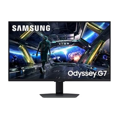Samsung Odyssey G70D 4K Gaming Monitor, 32 Zoll, Bildschirm mit IPS-Panel, 4K-Auflösung, 3840 x 2160 Pixel, AMD FreeSync Premium, HDR10+, Reaktionszeit 1 ms, Bildwiederholrate 144 Hz, LS32DG702EUXEN