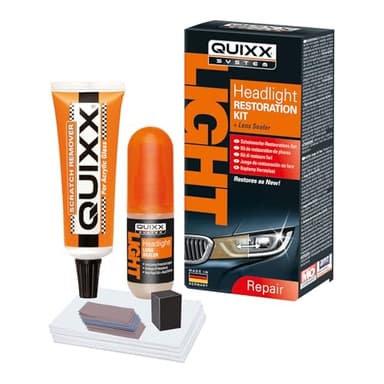 Quixx Headlight Restoration Kit / Scheinwerfer Restaurations Set, Schwarz