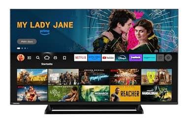 Toshiba 43 Zoll Fernseher Fire TV (4K UHD Smart TV, HDR Dolby Vision, Triple-Tuner, Alexa Built-In, Sound by Onkyo) 43UF3F63DAZ