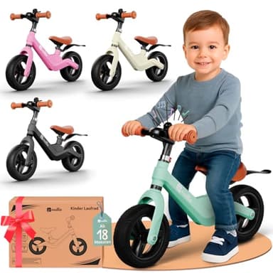 Mallie® sicheres Kinder Laufrad ab 2 Jahre I Inkl. Klingel & Spritzschutz I Lenker und Sitz Verstellbar - Laufräder, Laufrad ab 3 Jahre, 4 Jahre Balance Bike I Weihnachten