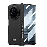 COQUE Honor Magic V3 Hülle,Hülle Schutzfolie Integrierte Klappbare All-Inclusive-Hülle mit Scharnier,Faltbare Handyhülle für Honor Magic V3-Schwarz