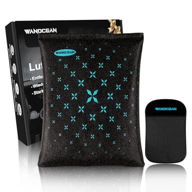 Luftentfeuchter Auto,1 * 380g Entfeuchter-Kissen für Beschlagene Autoscheiben,Silica Gel Desiccant,Wiederverwendbar Entfeuchter Auto Innenraum mit Anti-Rutsch-Pad Weihnachts Geschenk