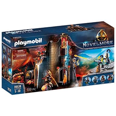 PLAYMOBIL Novelmore 70539 Burnham Raiders Feuerruine, für Kinder von 4-10 Jahren