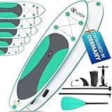 EXPLORER SUP S Stand Up Paddling Board Mint 274x76x12,7cm bis 95kg Komplettset mit Alu-Paddel, Rucksack, Pumpe, Finne und Flickenset