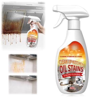 Heavy-Duty Kitchen Degreaser Foam Cleaner | Multipurpose Oil Stain Remover,Oven Cleaner Heavy Duty Oil Stains Spray,Heavy Duty Kitchen Degreaser & Cleaners for Multi-Surface Cookware & Countertop (1)