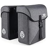 ICOCOPRO Fahrradtasche Doppeltasche, Dreidimensionale Fahrradtaschen für Gepäckträger, 35L Große Fahrradtaschen, Fahrrad Tasche mit wasserdicht Regenschutz, Gepäckträgertaschen für ebike MTB Rennrad