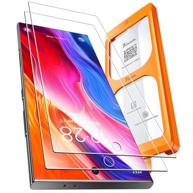 TOCOL für Samsung Galaxy S24 Ultra für Panzerglas, Full Screen Auto-Installation Schutzglas 9H Härte Stoßfest Kratzfest Anti-Fingerabdruck Anti-Öl Anti-Bläschen für Samsung Galaxy S24 Ultra, 2 Stück