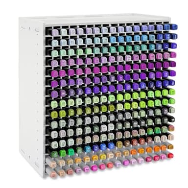Yrangee 240 Stifte Organizer Schreibtisch, Stifthalter für Schreibtisch Aufbewahrung Bleistifte Buntstifte Marker Pen Kleine Künstler Schminktisch Aufbewahrungsbox aus Holz für Zuhause Büro Schule