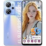 OSCAL 5G Handy ohne Vertrag Gemini AI Tiger 13 24GB+256GB/2TB, Android 14 Smartphone ohne Vertrag 90Hz 6.67" HD+, 50MP AI Kamera, 4K Video, 18W Schnellladung/5000mAh, Face ID/Fingerprint/OTG/NFC