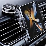xuenair iPad Autohalterung, [360° drehbar & Fester Halt] Universal Z Fold Autohalterung Armaturenbrett für iPad Mini Pro Air Z Fold 5 4 iPhone Samsung und mehr 4"-12.9" Gerät