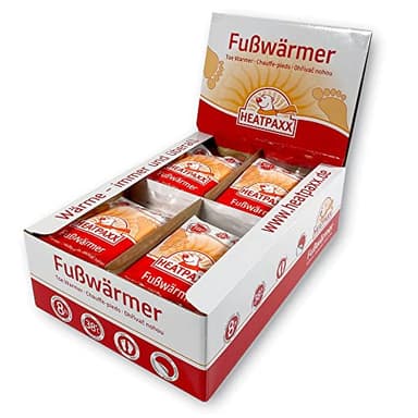 HeatPaxx Fußwärmer | 5, 10, 15, 30 und 40 Paar | EXTRA WARM | Hauchdünne Zehenwärmer, Wärmepads | für unterwegs und daheim