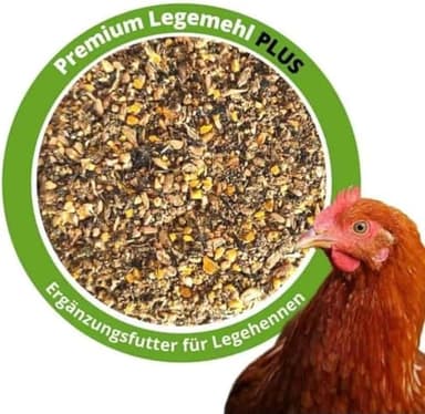 25 kg Premium Hühnerfutter und Kükenfutter, Legemehl Plus mit Oregano - Geflügelfutter für Hühner, Gänse, Enten