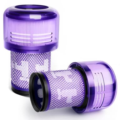 2 Stück V12 Filter Ersatzfilter für Dyson V12 Detect Slim Absolute Extra Staubsauger, Teilenummer 971517-01