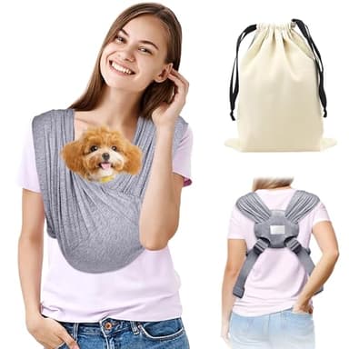 Healife Hunde Tragetasche, Hundetasche für kleine Hunde 5kg, Hundertucksack bis 15 kg, Hundertucksack bis 10kg, Tragetasche Hund, Hundetragetasche bis 10kg - Verstellbarer Riemen