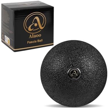 Alaoo 12cm Faszien Ball Hart,Premium Faszienball klein,Massageball zur Wirbelsäulen,Nacken und Rückenentlastung,Tiefengewebsmassage,Triggerpunkt-Entlastung,Behandlung von Muskelverspannungen