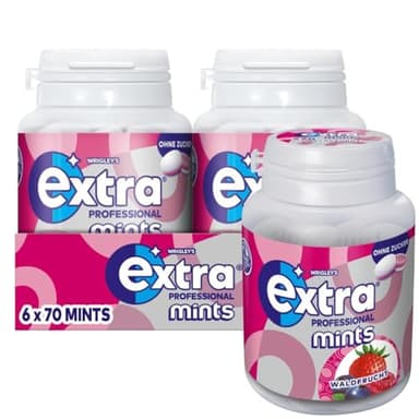 Wrigley's Extra Professional Mints Waldfrucht, 6er Pack (6 x 70 Mints)