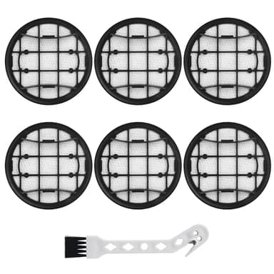 Waschbarer HEPA-Ersatzfilter kompatibel für Philips 7000 Series Staubsauger Filter & Philips Staubsauger Filter, für VC7000/8000 Serie XC7055/7057 XC8055/8057, Schaumstoff- & Einlassfilter (6 Stück)