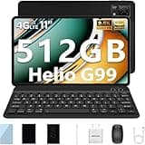 DOOGEE T40 Tablet mit Tastatur und Stift Android 14 Tablet 11 Zoll Helio G99, 20GB RAM+512GB ROM(2TB TF), 2.5K Display Gaming Tablets LTE, 8580mAh Akku, 16MP, Drawing Tablets mit SIM Karte