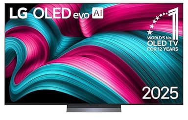 LG OLED77C54LA Fernseher 77 Zoll OLED EVO 4K, Smart TV AI B5, WebOS 25, Dolby Vision und Dolby Atmos, AMD FreeSync, Alexa/Google Assistant, Schwarz