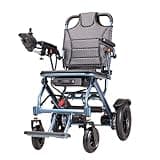 ByteTecpeak D04 Elektrische Rollstühle, Leicht Rollstuhl Elektrisch Faltbar mit Herausnehmbare 10AH Lithium Batterie Und 500W Motor für bis zu 20 km Reichweite,Tragfähigkeit 150 kg, 14.9 kg