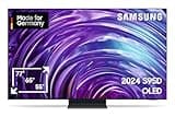 Samsung OLED 4K S95D Fernseher 77 Zoll, Samsung TV mit Neural Quantum 4K AI Gen2 Prozessor, OLED HDR Pro, OLED Glare free, 4K Upscaling, Smart TV, KI TV, GQ77S95DATXZG, Deutsches Modell [2024]